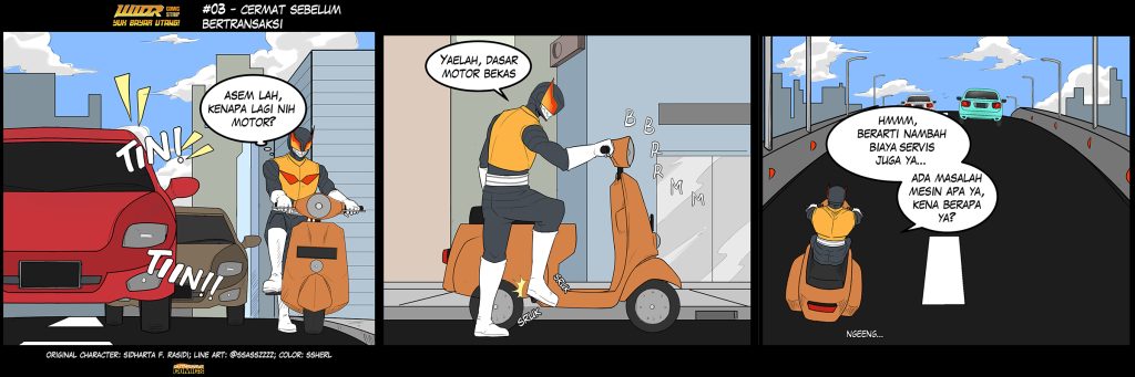 WLDR Comic Strip: YUK BAYAR UTANG #3 - Cermati Sebelum Bertransaksi