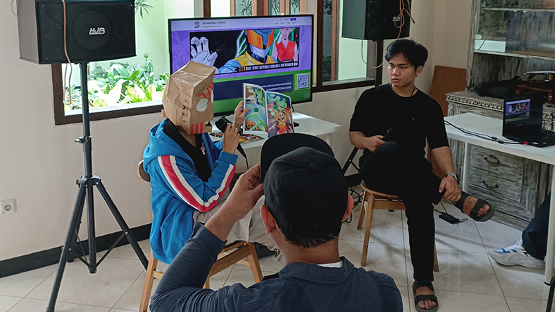 Laporan PANEL BY PANEL: The Art of Storytelling in Comics Bersama Tanfidz Tamamuddin