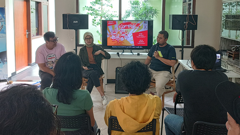 Laporan PANEL BY PANEL: The Art of Storytelling in Comics Bersama Tanfidz Tamamuddin