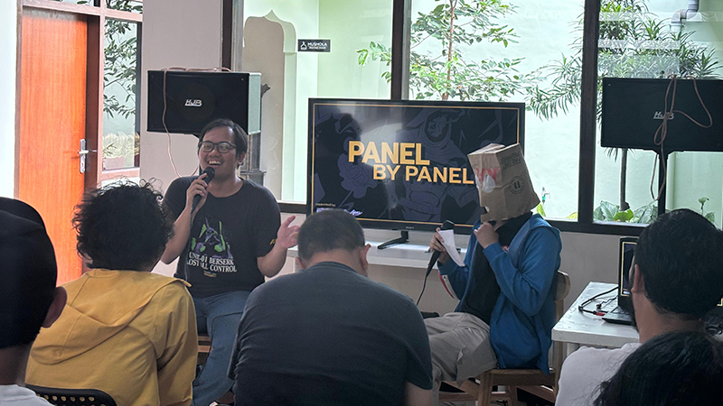 Laporan PANEL BY PANEL: The Art of Storytelling in Comics Bersama Tanfidz Tamamuddin