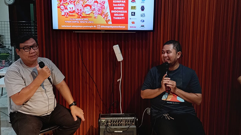 Laporan PANEL BY PANEL: Breaking Into Global Markets and Japanese Influence on Indonesian Comics bersama Tyas Seta dan Dody Kusumanto