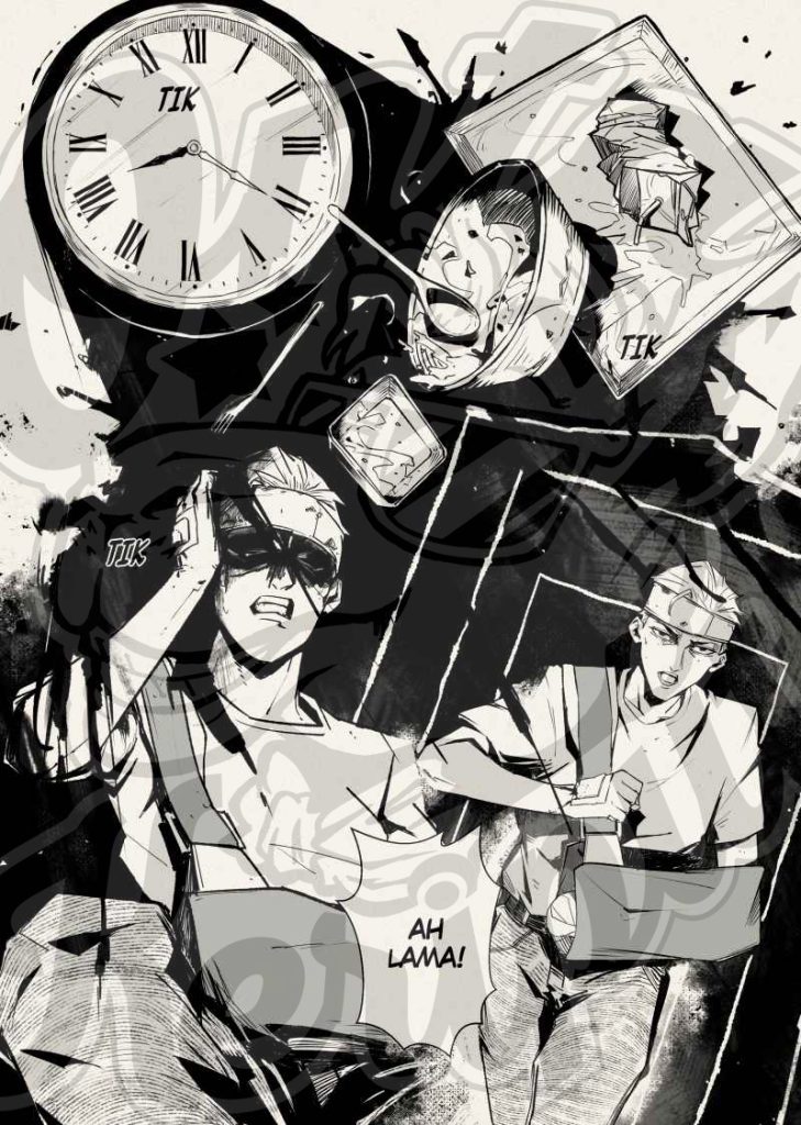 Sample page komik horor ODMUN dari ONTAKERIPUT COMICS
